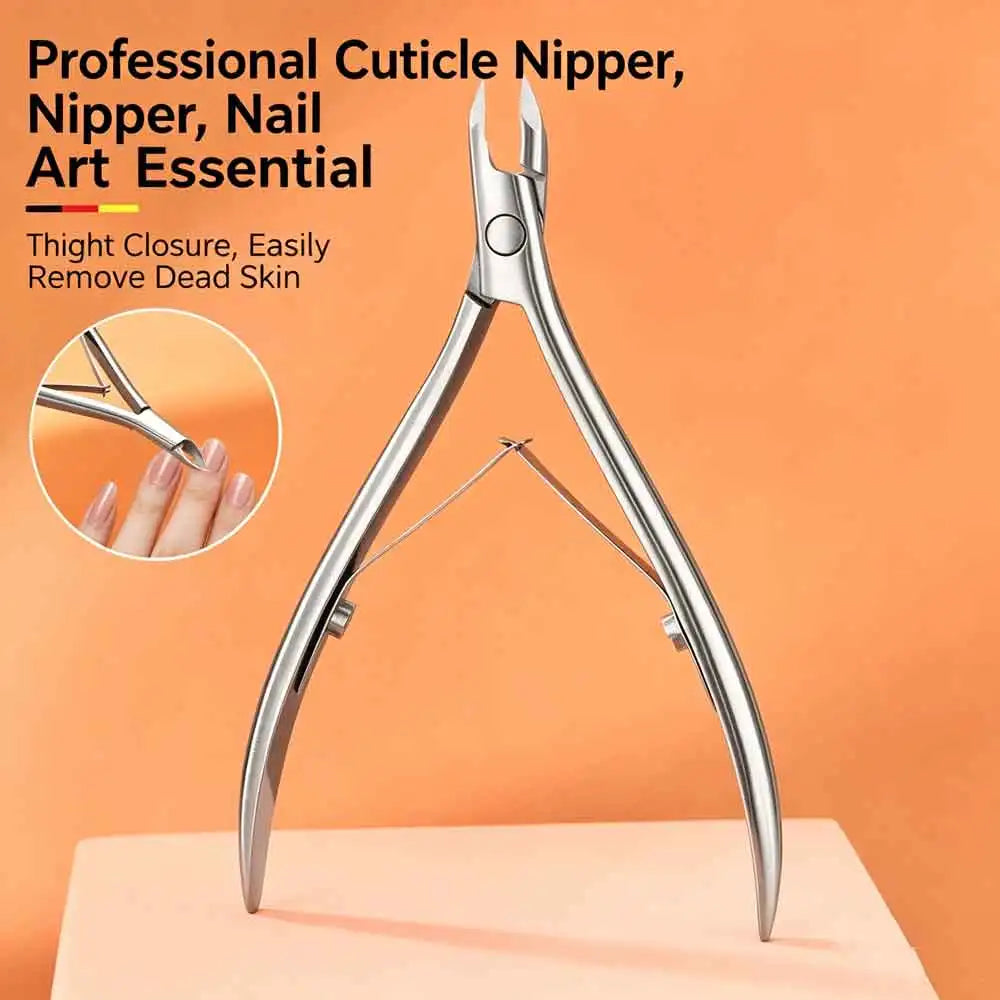 3-Piece Stainless Steel Cuticle Nipper, Pusher & Scissor Set Cuticle Tool Set QXL