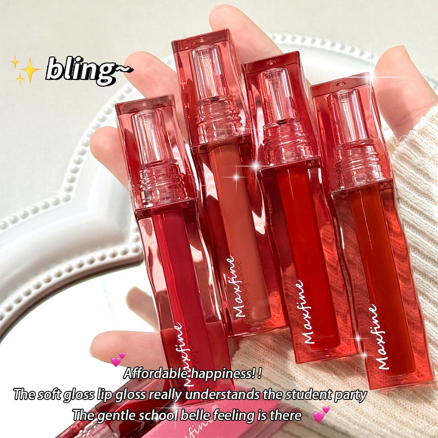 MAXFINE Silk Mist Lip Gloss | Long-Lasting & Moisturizing Lip Gloss QXL
