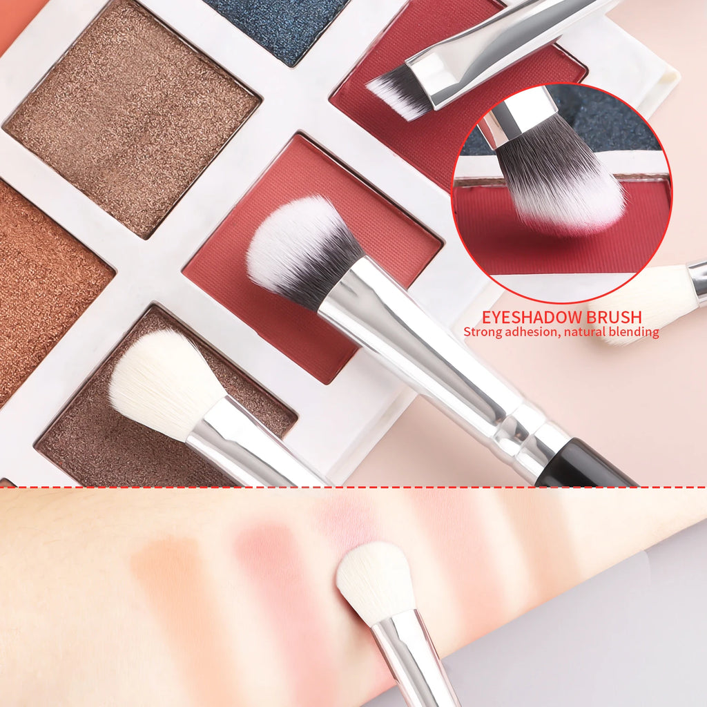 Ronshadow 8-Piece Eyeshadow Brush Set | Blending & Detail Eye Makeup Brush Set QXL