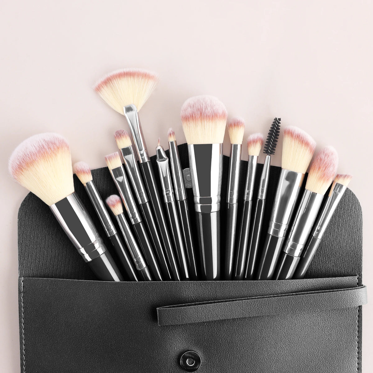 30-Piece Makeup Brush Set with Pouch | Ronshadow Makeup Brush Set QXL