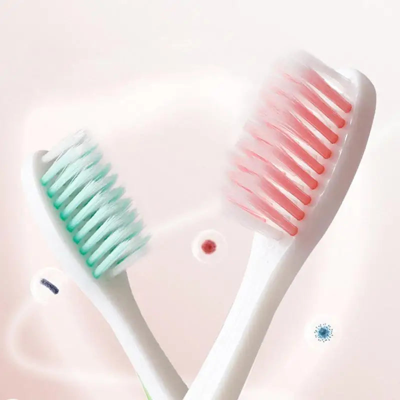 Folding Travel Toothbrush with Case | 2 & 4 Pack Compact Set Travel Toothbrush Set QXL