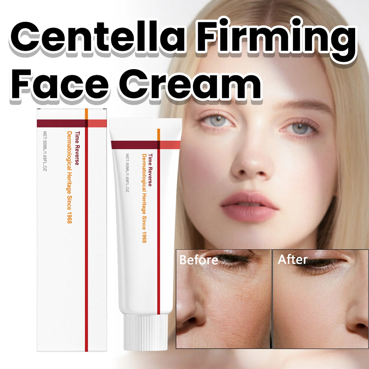 Hoygi Centella Asiatica Face Cream | Firming & Hydrating 50ml Face Moisturizer Cream QXL