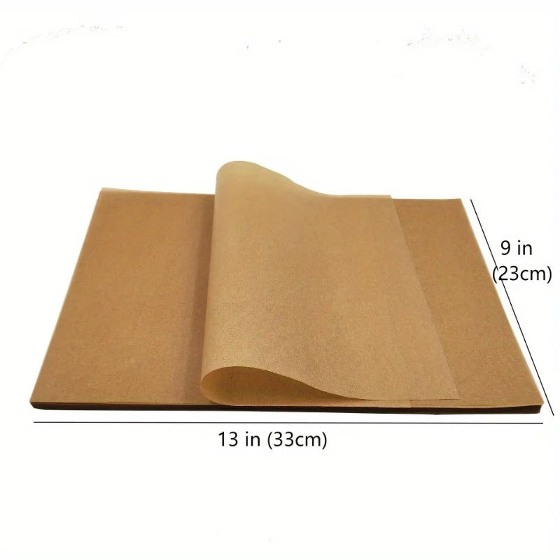 Precut Non-Stick Parchment Paper Baking Sheets – 100 Pack Parchment Baking Sheets QXL