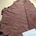 Whole Sheepskin Suede Leather 0.7–1mm | DIY Craft Fabric Leather Craft Fabric QXL chocolate 19x30cm China Mainland