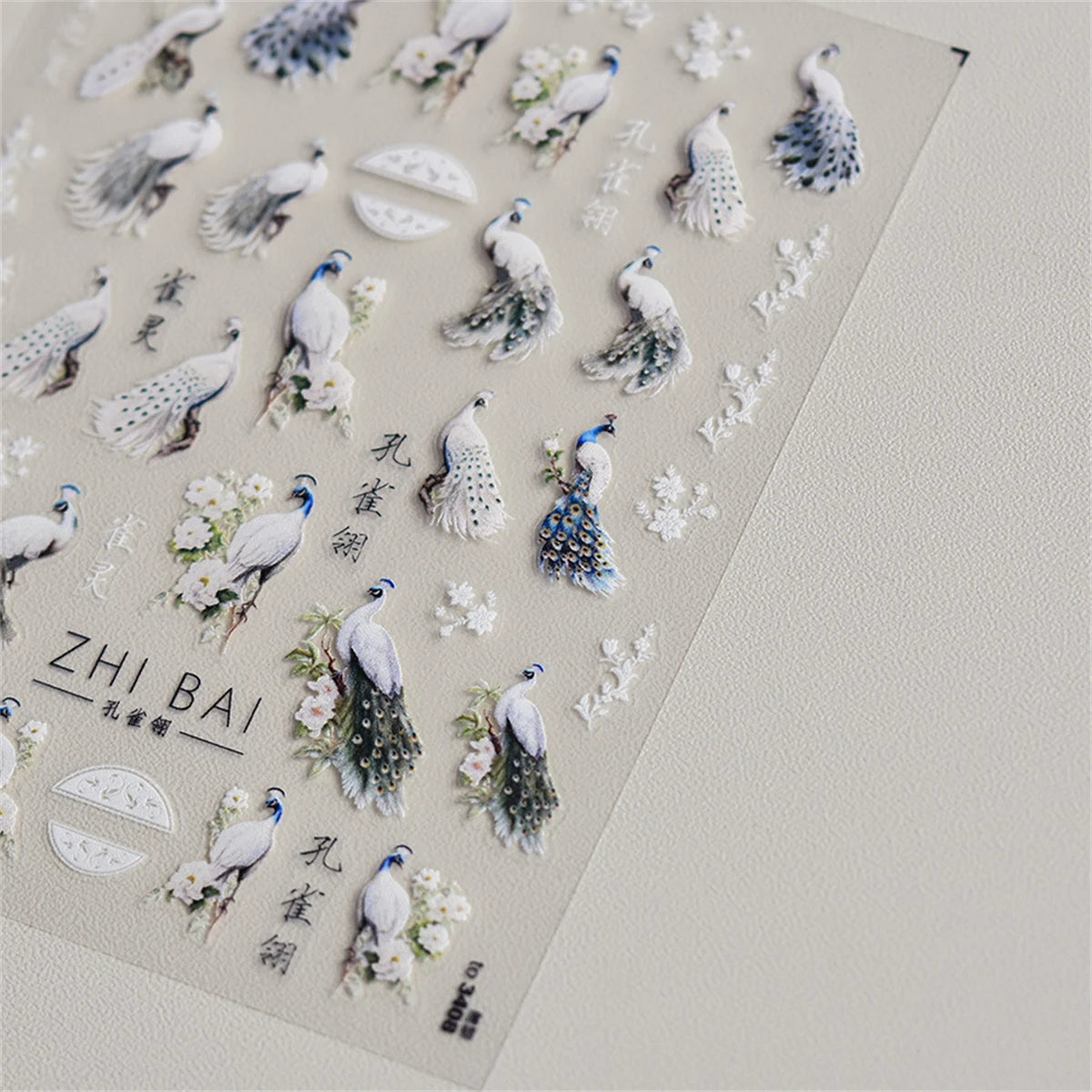5D Kawaii Nail Art Stickers – Panda & Butterfly Decals Nail Art Stickers QXL