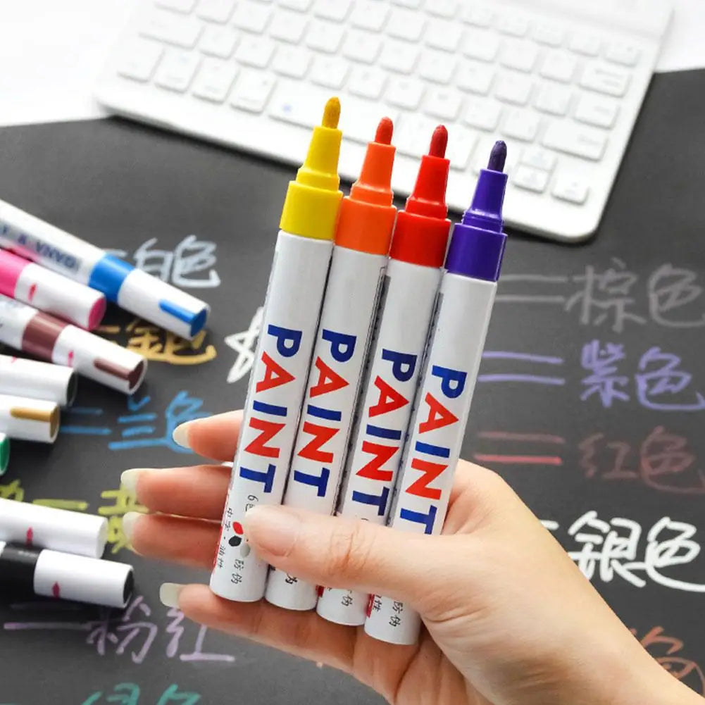 Car Scratch Repair Touch-Up Paint Pen | Waterproof Tyre Pen Touch-Up Paint Pen QXL