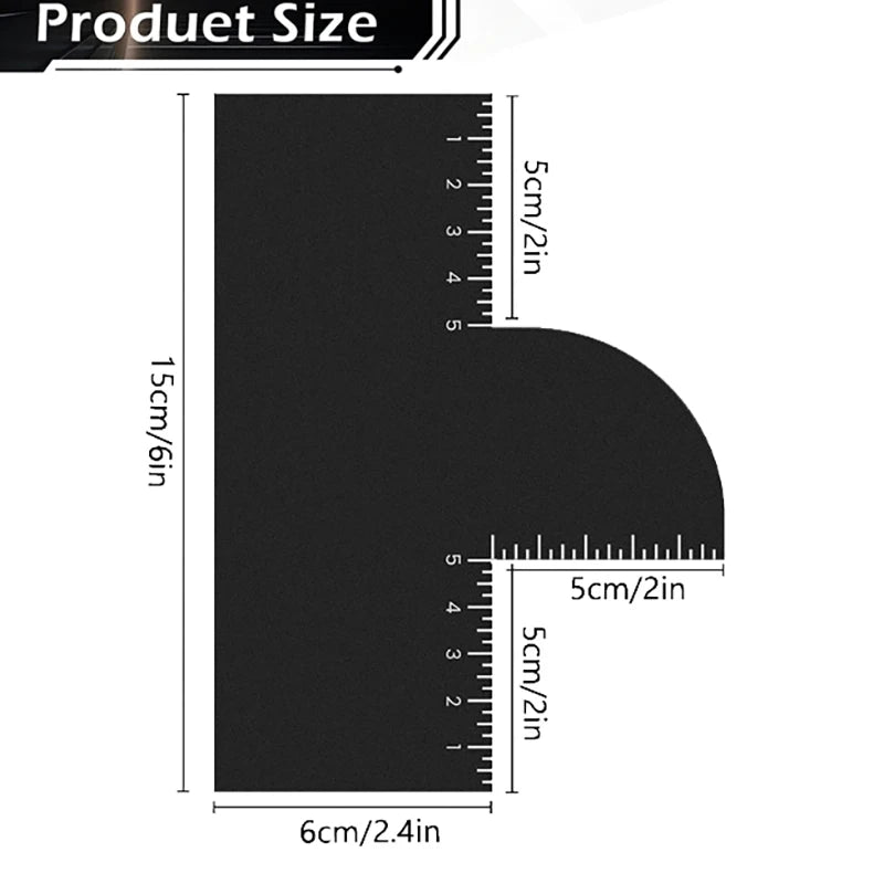 Beard Shaping & Hairline Styling Card | Precision Barber Tool Beard Shaping Tool QXL