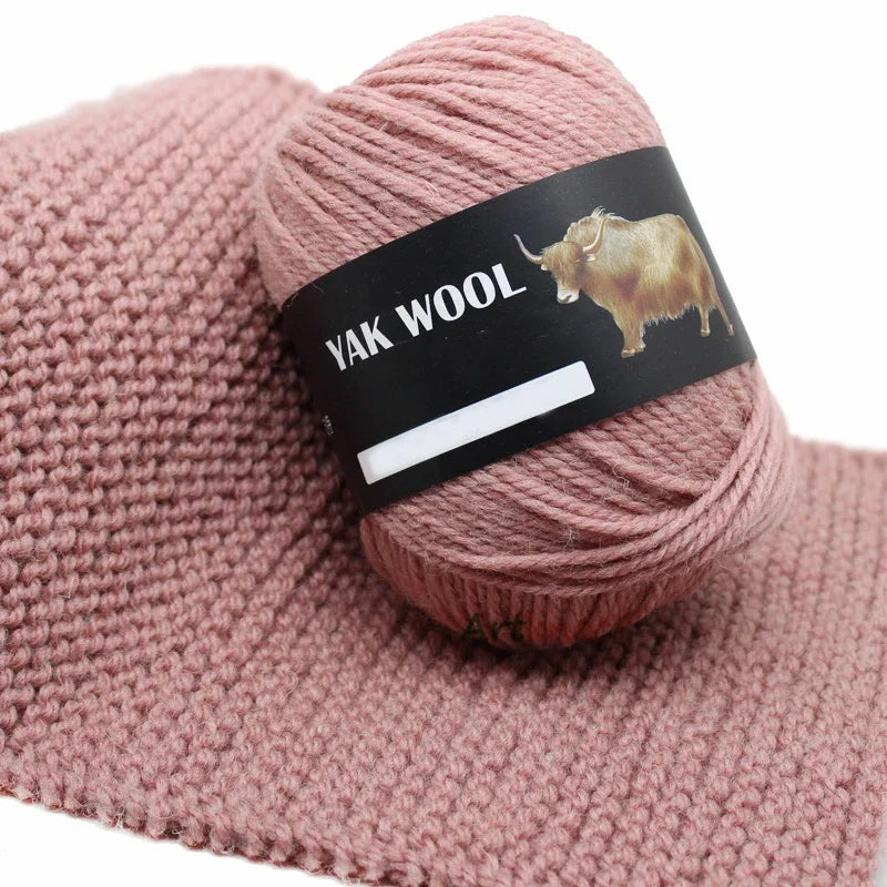 Yak Hair Cashmere Chunky Yarn 100g | DIY Knit & Crochet Wool Chunky Craft Yarn QXL