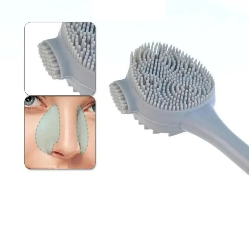 2-in-1 Silicone Facial Cleansing Brush & Mask Spatula Facial Cleansing Brush QXL