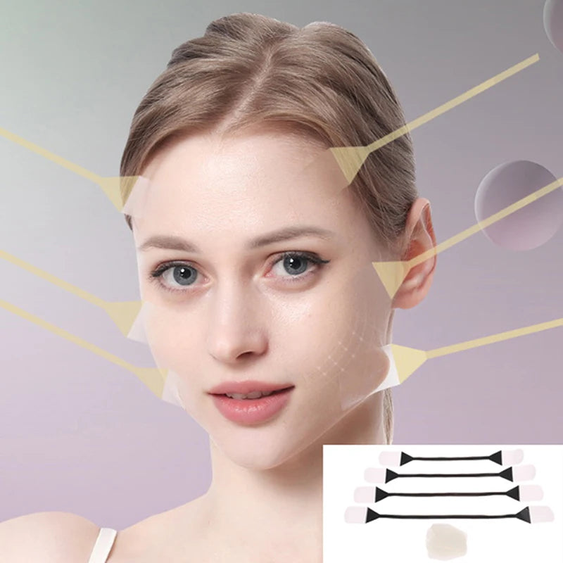 Invisible Face Lift Tape & Neck Eye Lifting Stickers – 24 Pc Face Lift Tape QXL