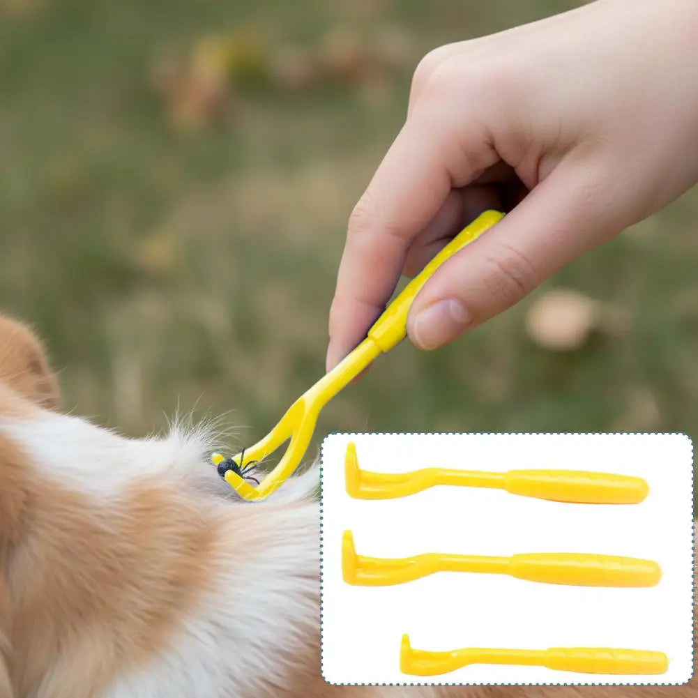 3-Pack Pet Tick Remover Clips for Dogs & Cats | 3 Sizes Pet Tick Remover QXL