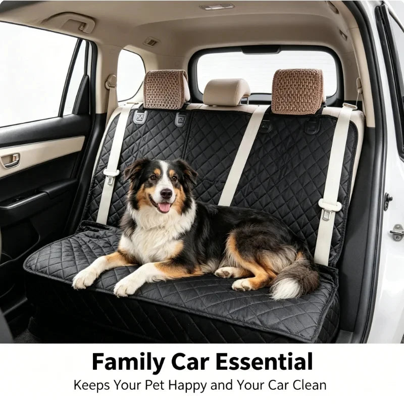 Waterproof Dog Car Seat Cover | Non-Slip Pet Hammock Protector Dog Car Seat Cover QXL