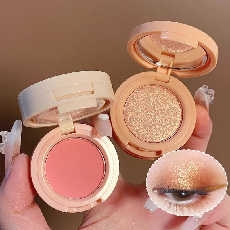 GECOMO 3-in-1 Blush Palette | Long-Lasting Powder Blush Powder Blush Palette QXL