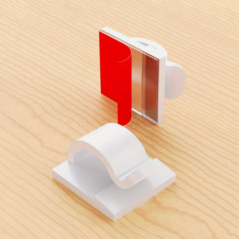 Adhesive Cable Clips | Wall Wire Holders for Cable Management Adhesive Cable Clips QXL