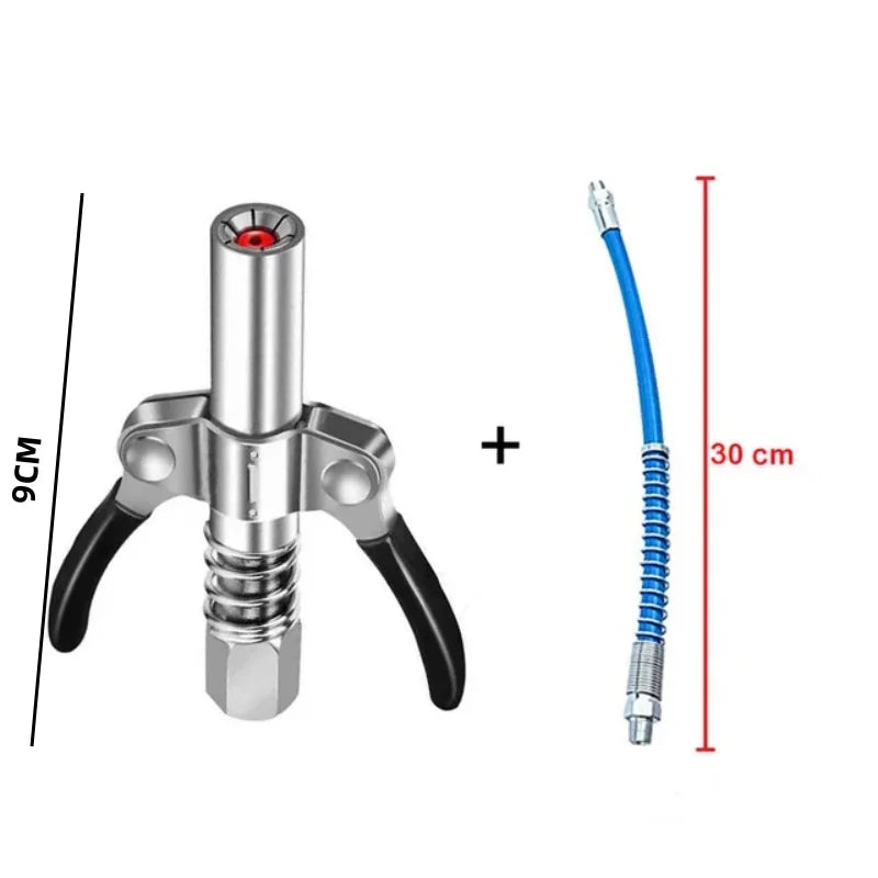 Quick-Release Grease Gun Coupler NPT 1/8 – 10,000 PSI Heavy Duty Grease Gun Coupler QXL 1Pcs