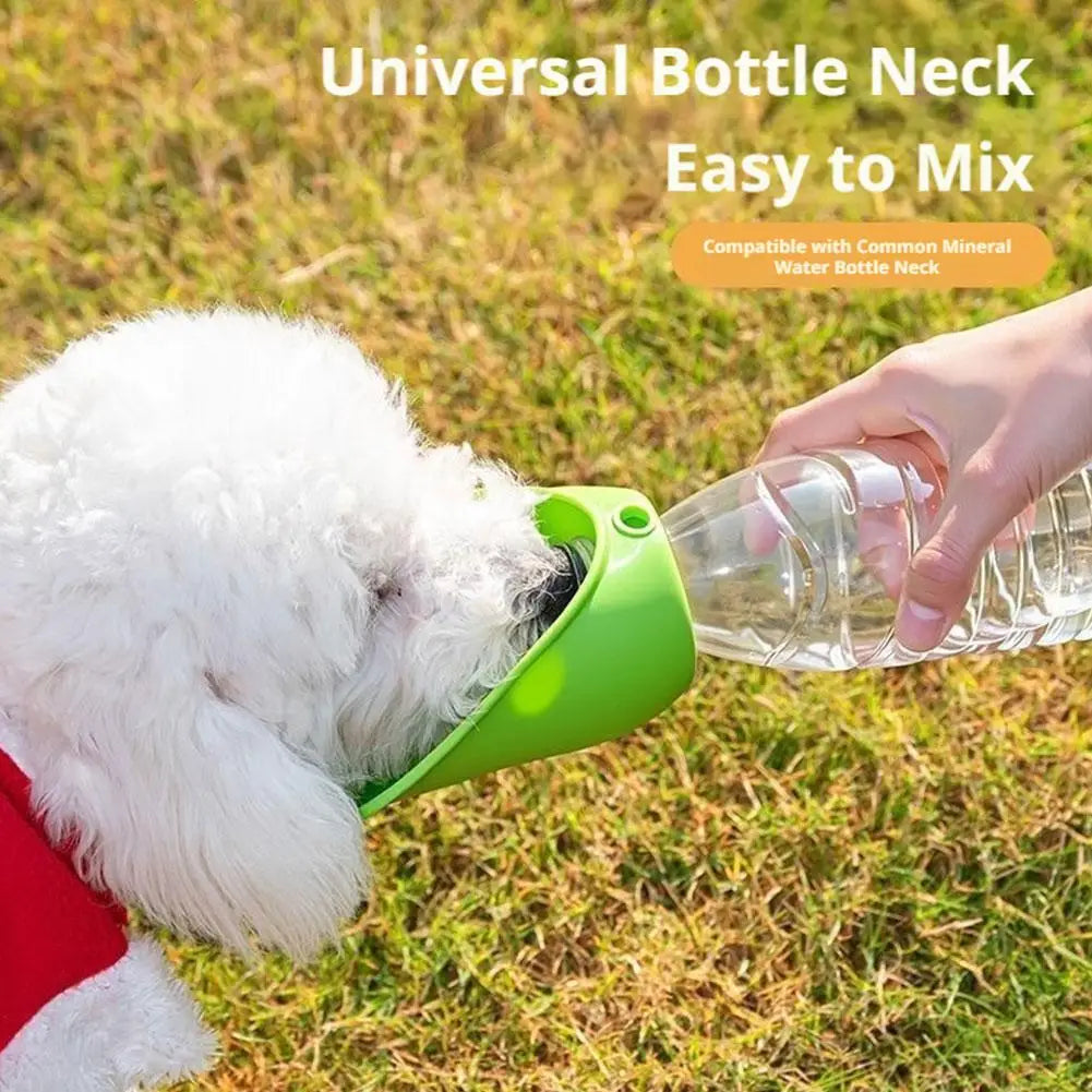 Portable TPR Dog Travel Water Bottle Sleeve | 2-Pack Pet Travel Water Bowl QXL