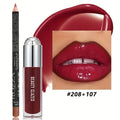 Beauty Glazed Lip Liner & Lip Gloss Set | Waterproof Nude Glow Lip Liner & Gloss Set QXL SET2