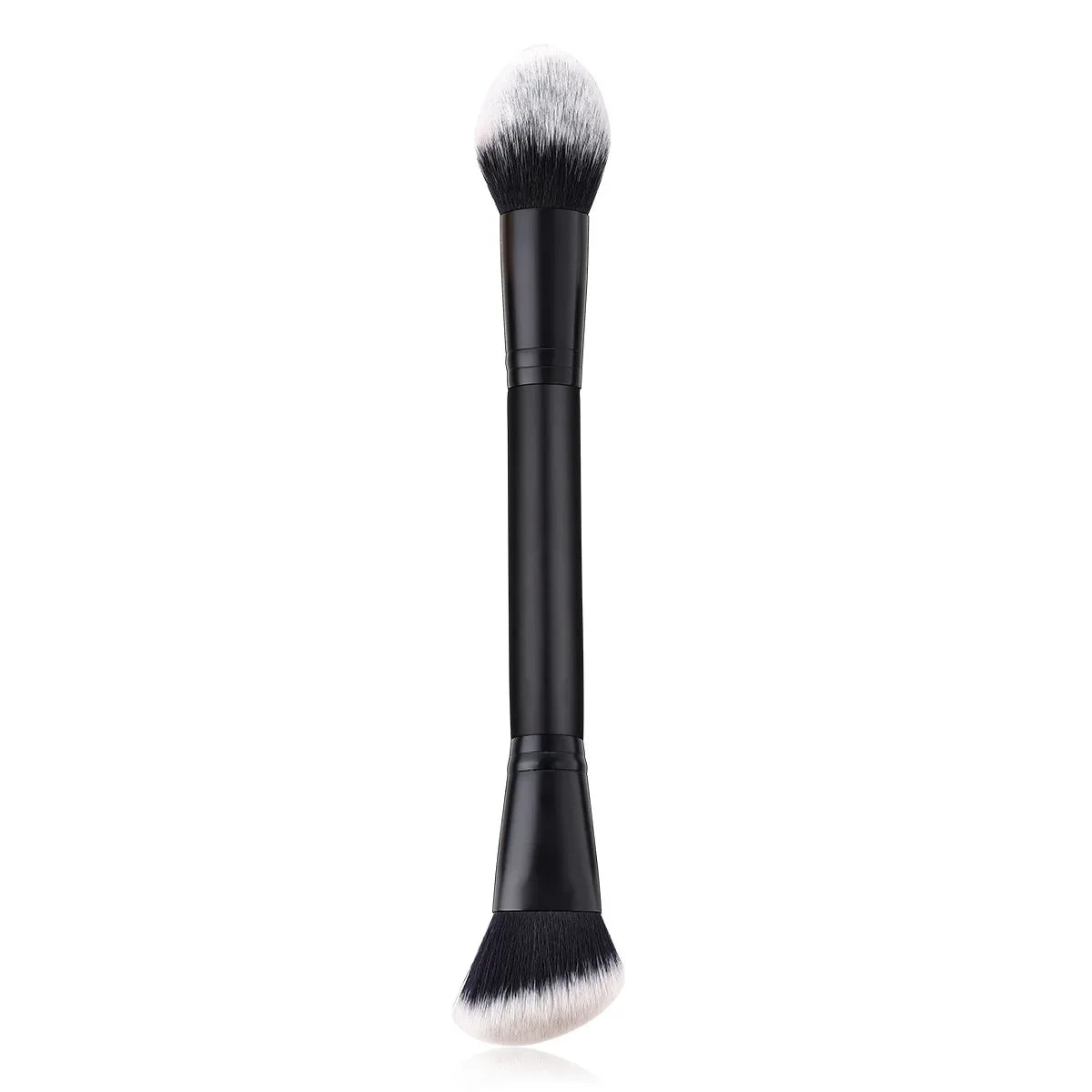 Double-Ended Contour & Repair Makeup Brush | Liquid Cream Powder Makeup Contour Brush QXL double ended brush