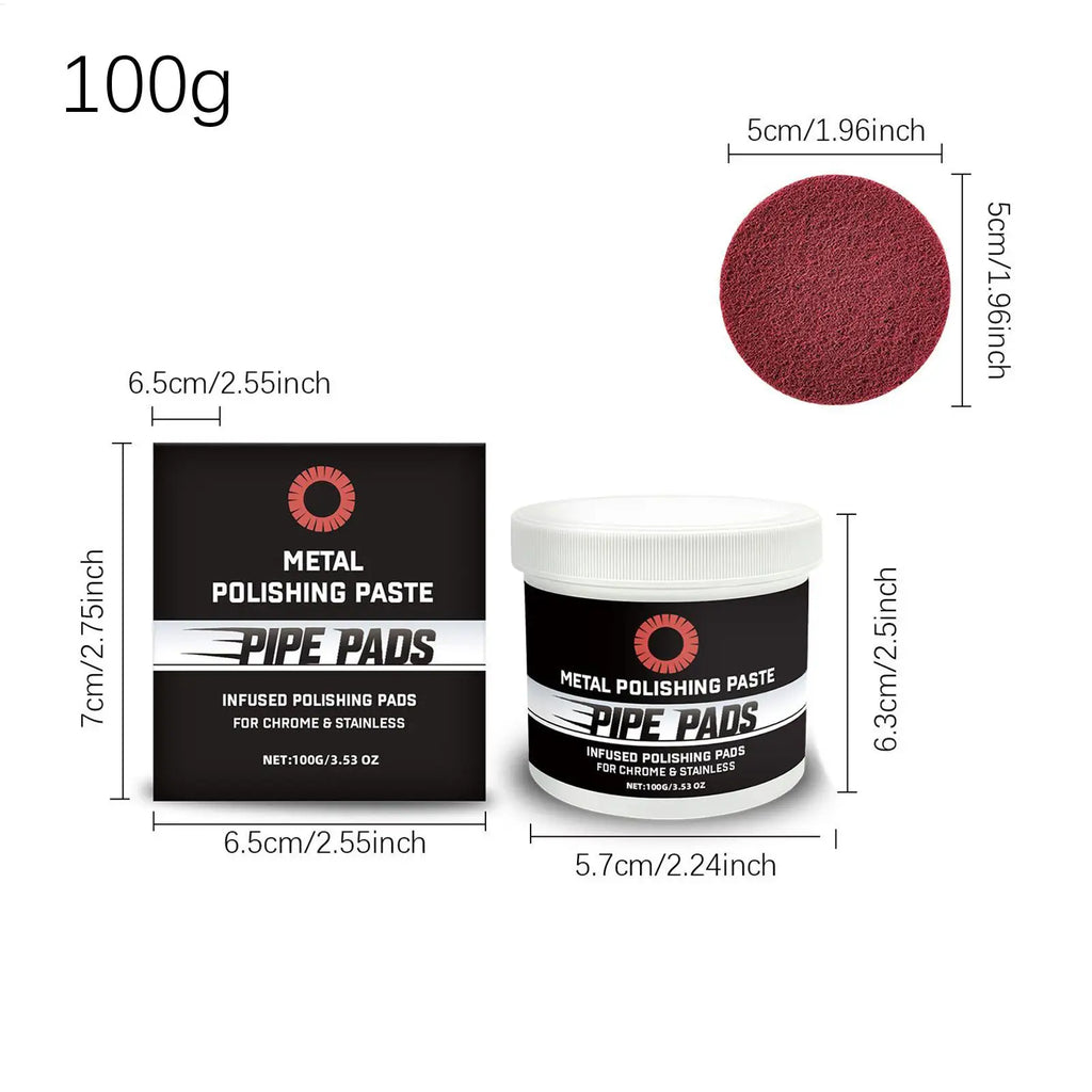 Metal Polishing Paste | Chrome & Multi-Metal Restorer 100g Metal Polishing Paste QXL