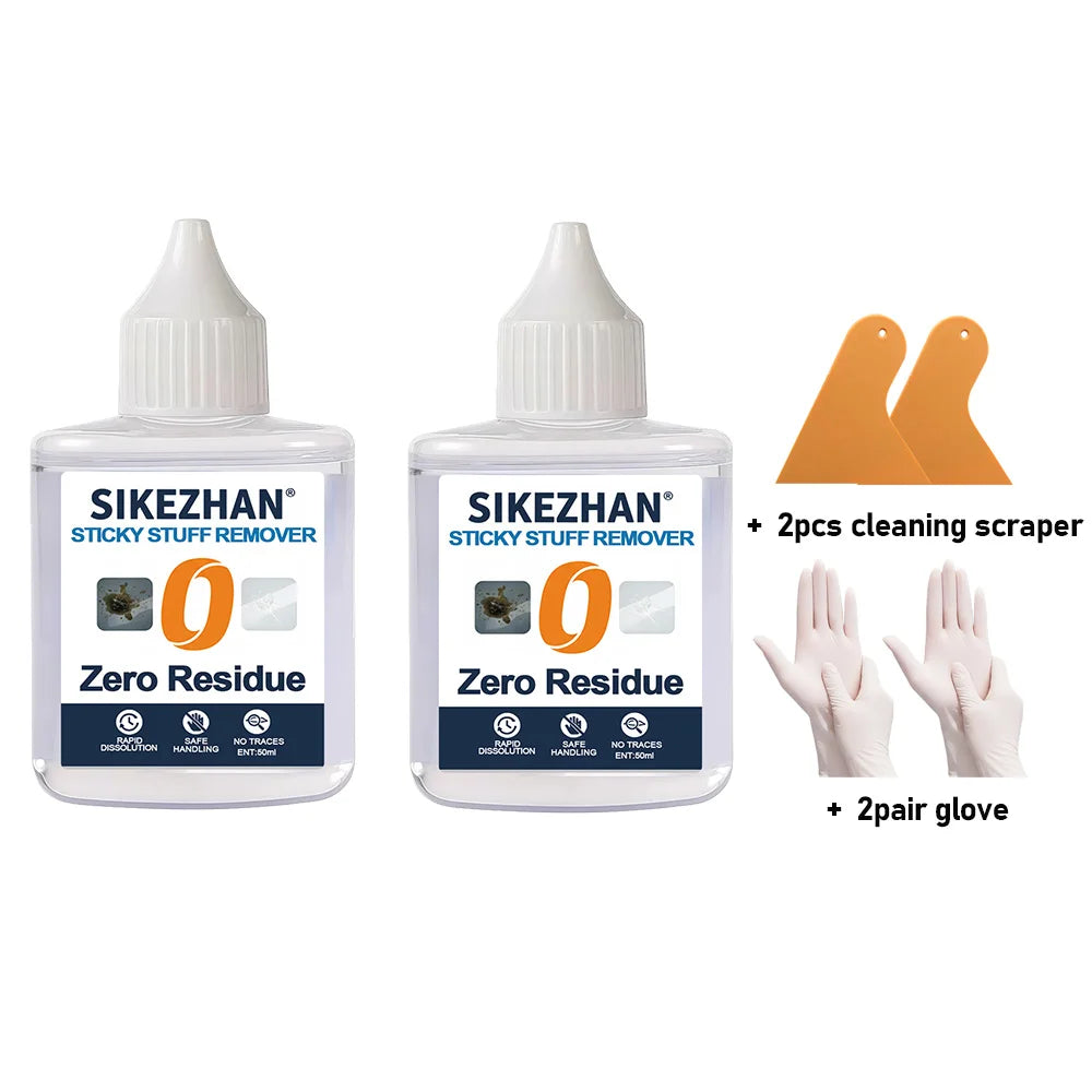 All-Purpose Adhesive & Glue Remover | Car Sticker Cleaner 50ml Adhesive Remover QXL 2set