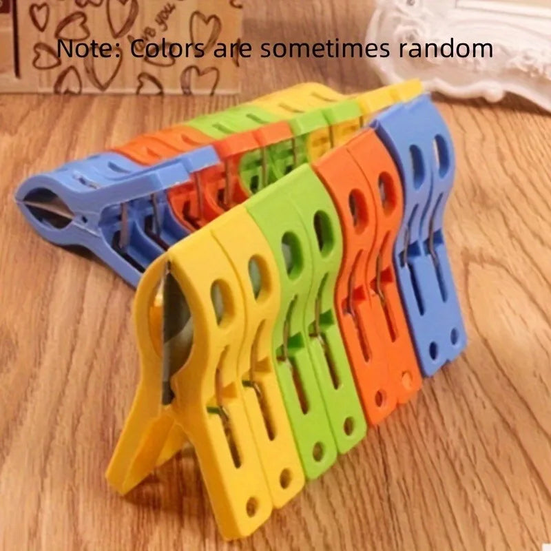 8-Pack Windproof Plastic Clothes Pegs | Clothesline Clips Clothes Pegs QXL