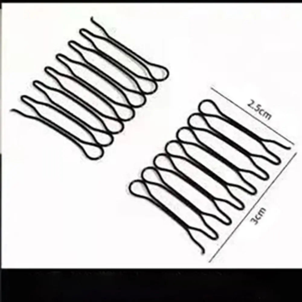 Invisible Tiara-Style Metal Hairpin | Broken Hair Clip 2-Pack Invisible Hair Clip QXL