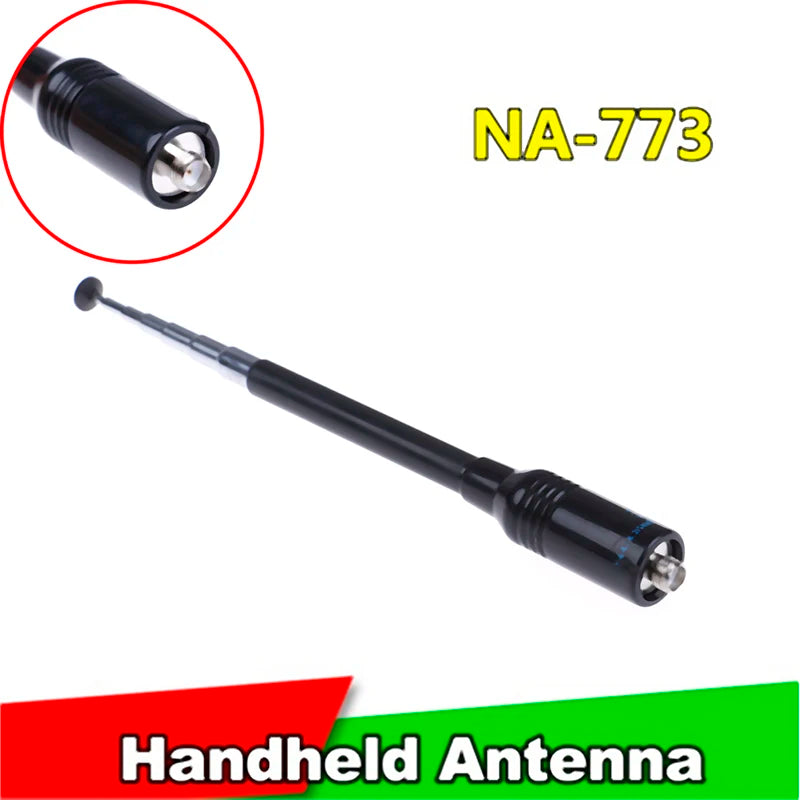 Nagoya NA-773 Dual Band SMA-F Telescopic Antenna | UV-5R Radio Two-Way Radio Antenna QXL
