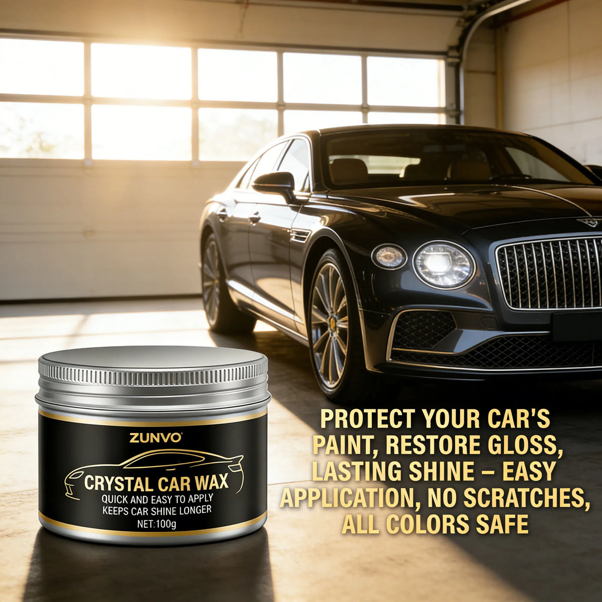Crystal Car Wax Polish – Easy Apply, Long-Lasting Shine Car Wax Polish QXL