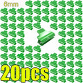 20-Pack Green Greenhouse Film Clips | Arch Hoop Clamps Greenhouse Film Clips QXL 20pcs-6mm