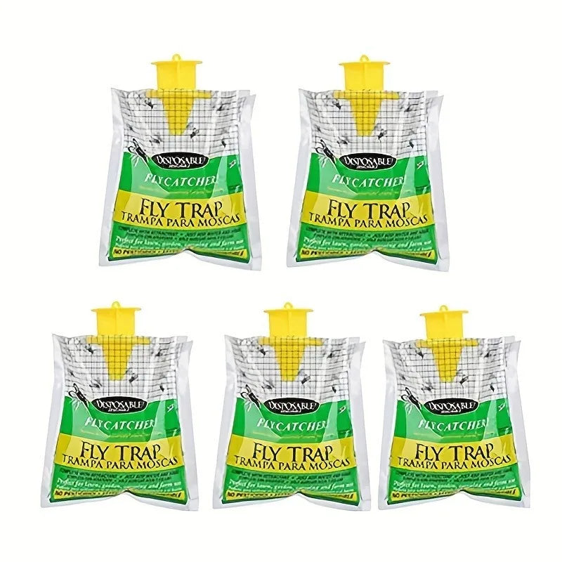 Non-Toxic Hanging Fly Traps | Outdoor Patio & Garden Outdoor Fly Trap QXL 5pcs