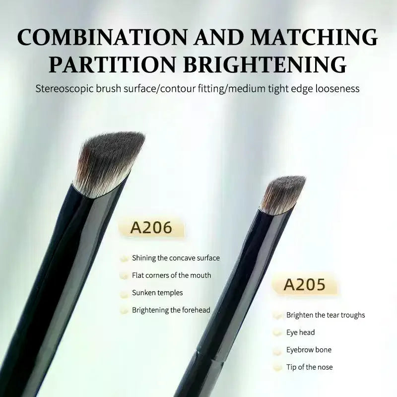 JCSYFAC Triangular Foundation & Concealer Brush Set Makeup Brush Set QXL