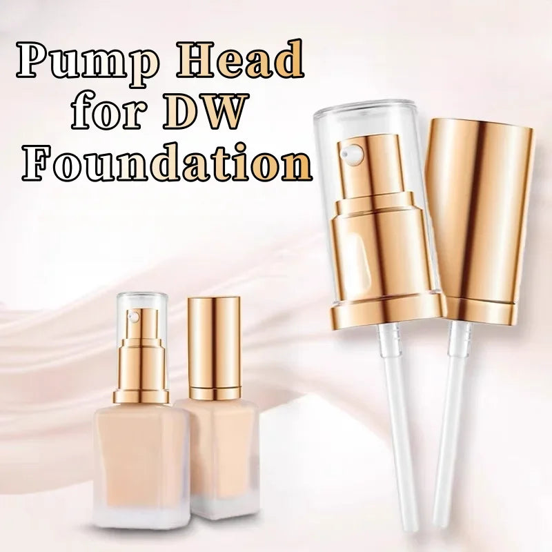 30ml Foundation Pump Dispenser Replacement Head with Lid Foundation Pump Dispenser QXL