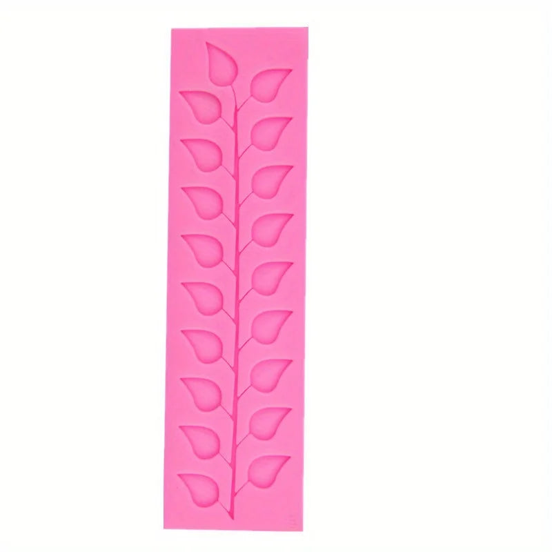 Silicone Lace Leaf Mold for Fondant Chocolate Cake Decorating Cake Decorating Mold QXL