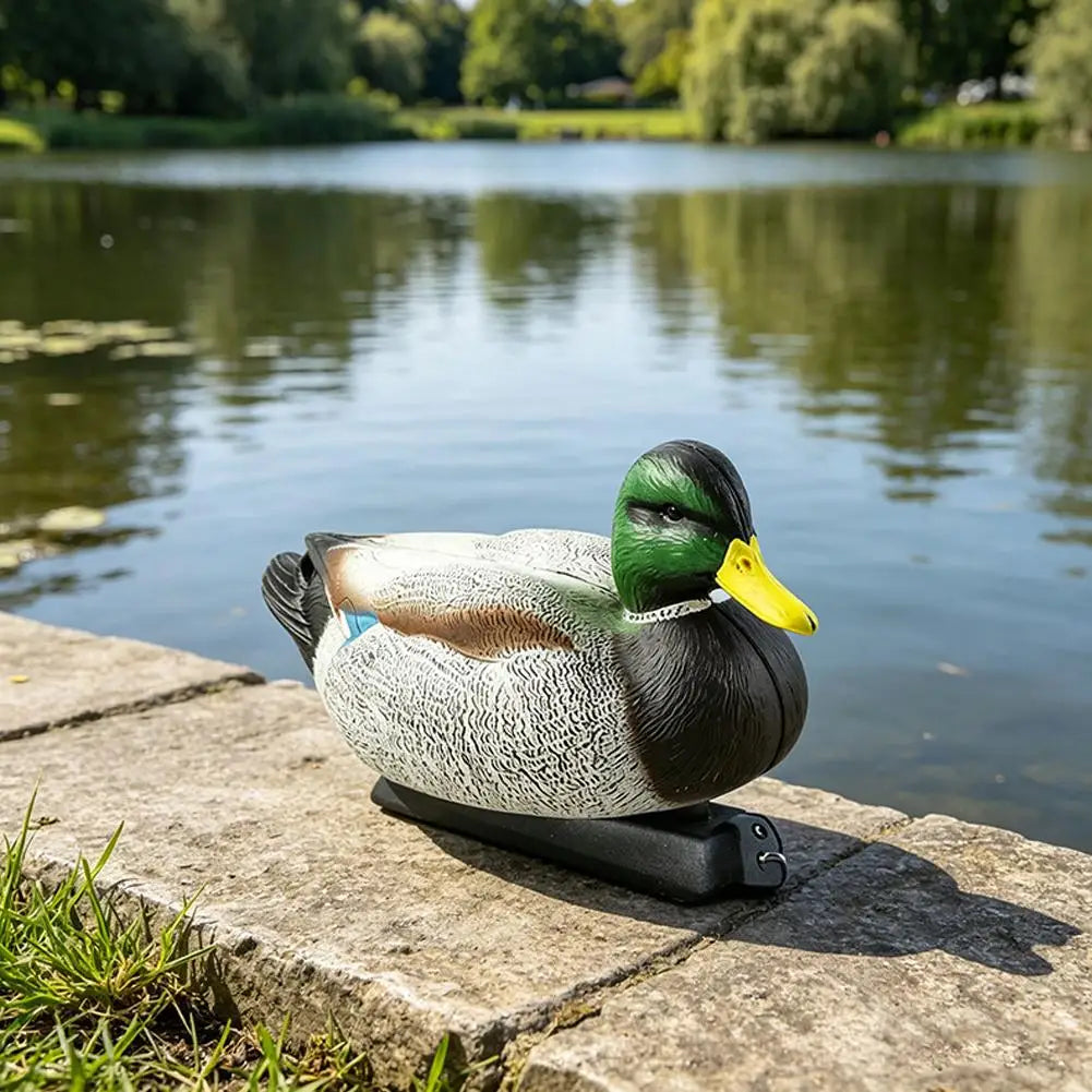 Realistic Mallard Duck Decoy | Floating Drake for Hunting & Garden Duck Hunting Decoy QXL