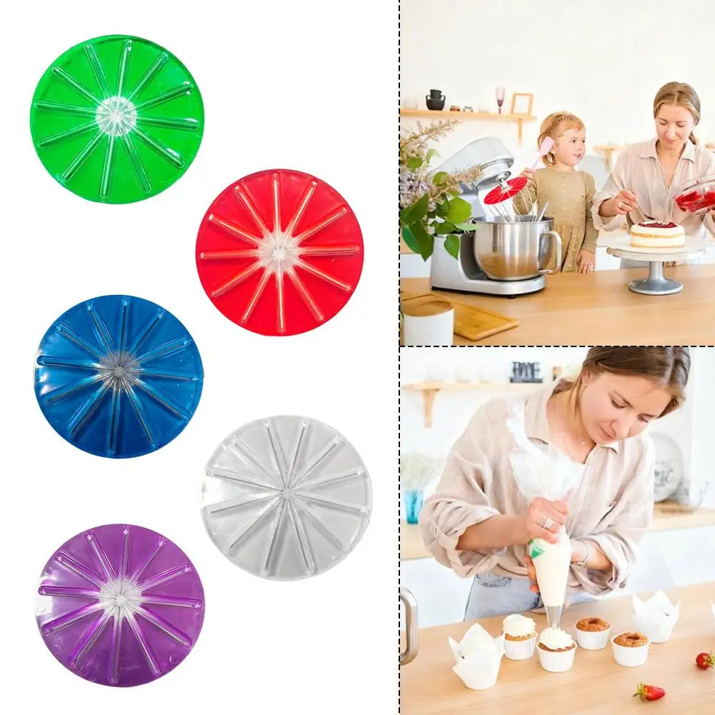 Stand Mixer Scraper Blade with Anti-Overflow Baffle | ABS+TPR Mixer Scraper Blade QXL