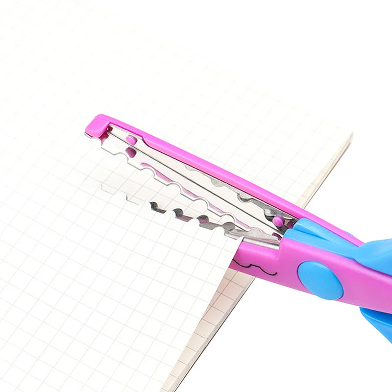 6-Piece Decorative Edge Scissors Set | Wavy DIY Craft Cuts Decorative Craft Scissors QXL