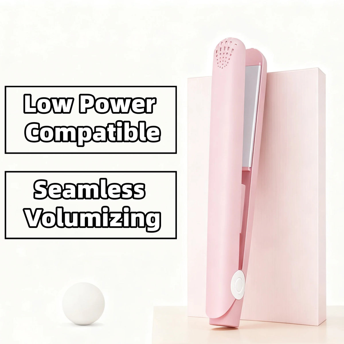 Mini Portable Hair Straightener & Curler – Flat Iron for Bangs Mini Hair Straightener QXL