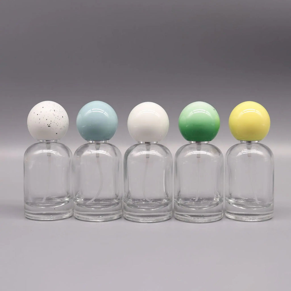 30ml Glass Perfume Spray Bottle | Refillable Atomizer Ball Lid Perfume Atomizer Bottle QXL