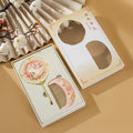 Chinese Style Metal Mirror & Comb Set | Phoenix Peony Design Handheld Mirror Set QXL B