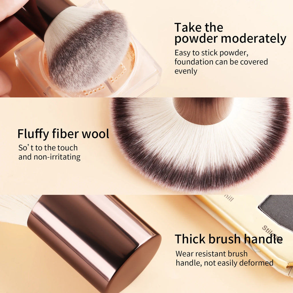 Double-Ended Makeup Brush | Powder, Blush & Bronzer Makeup Brush QXL