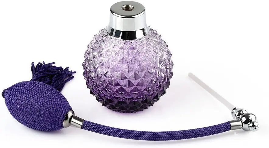 100ml K9 Crystal Glass Perfume Atomizer | Vintage Refillable Perfume Atomizer QXL