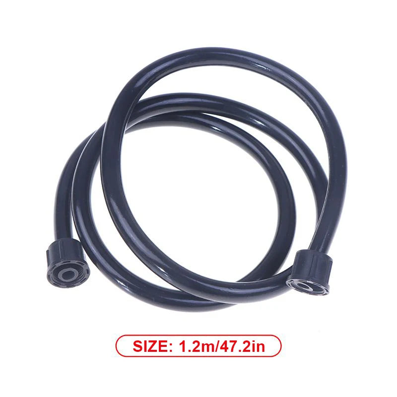 PVC Replacement Hose for Garden Sprayers – 1.2m Black Garden Sprayer Hose QXL 1pcs