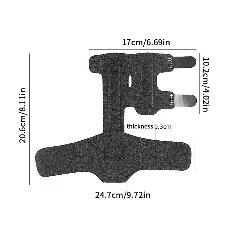 Adjustable Two-Finger Splint Brace | Mallet & Bent Finger Support Finger Splint Brace QXL