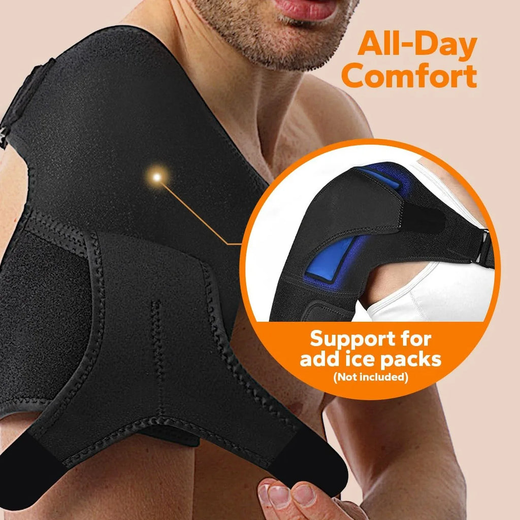 Adjustable Shoulder Brace | Universal Left & Right Support Shoulder Support Brace QXL