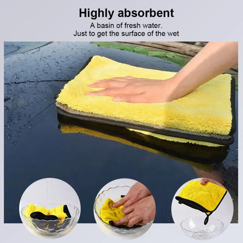 Microfiber Car Wash Towels – Absorbent Cloths 1–10 Pack Microfiber Car Towels QXL