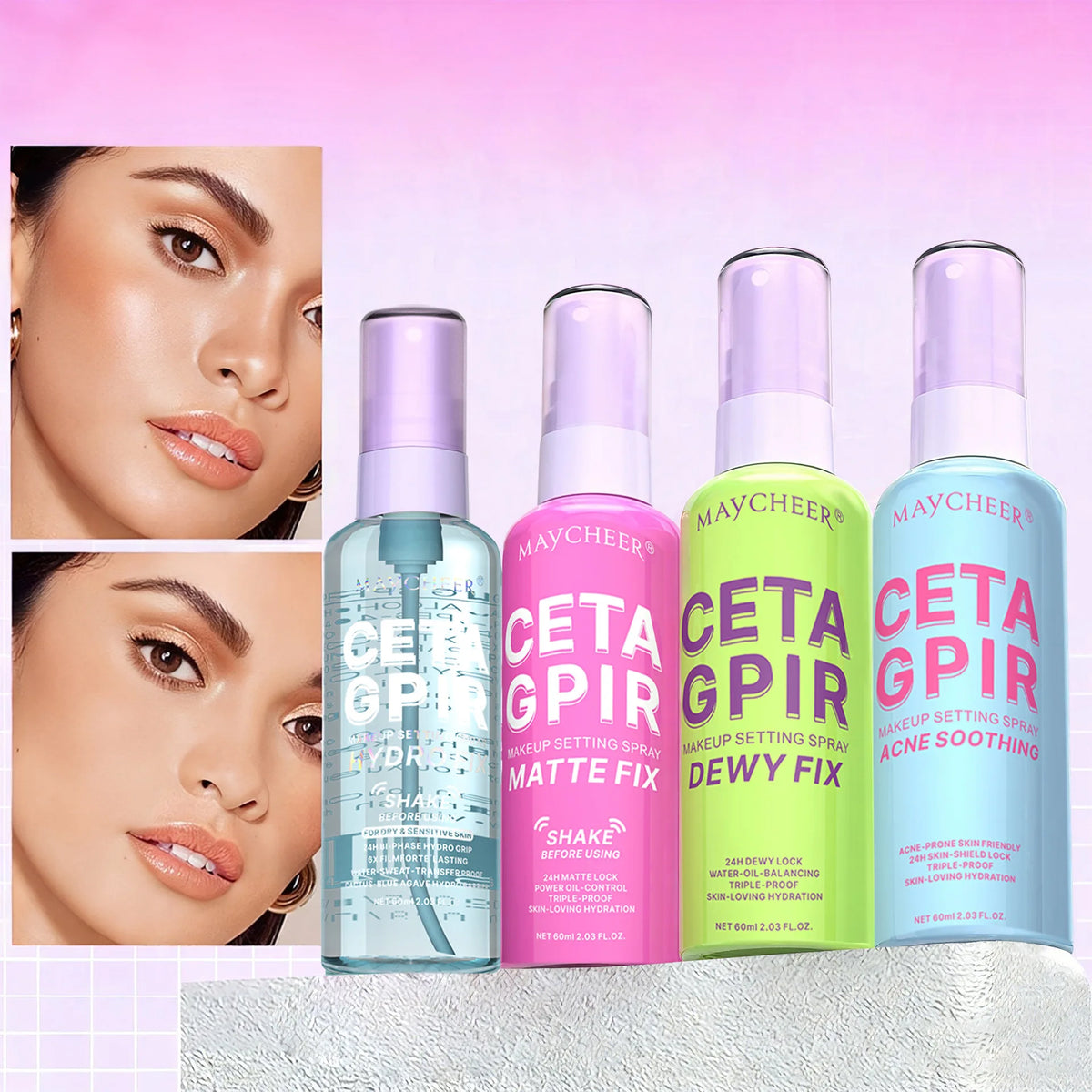 Oil-Control Matte Setting Spray | Long-Lasting Waterproof Makeup Setting Spray QXL