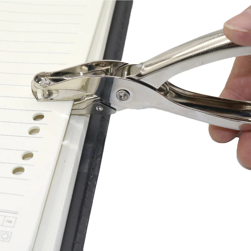 Metal Single Hole Punch Pliers 6mm | Punches 1–8 Pages Single Hole Punch QXL