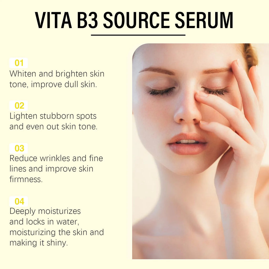Niacinamide Vitamin B3 Brightening Face Serum | Dark Spot Essence Brightening Face Serum QXL