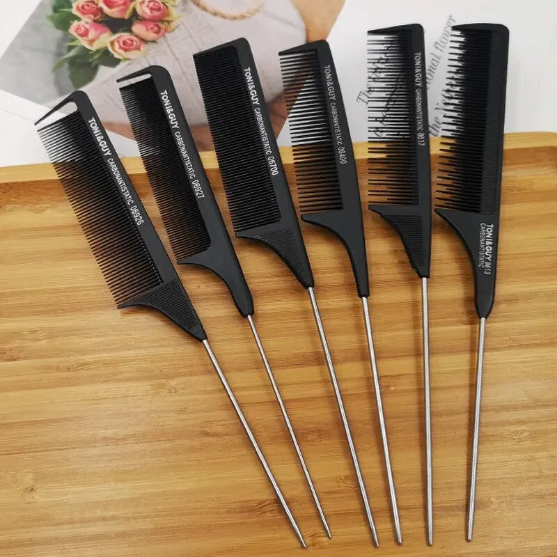 Pro Salon Ponytail Rat-Tail Comb | Detangling Styling Tool Ponytail Styling Comb QXL