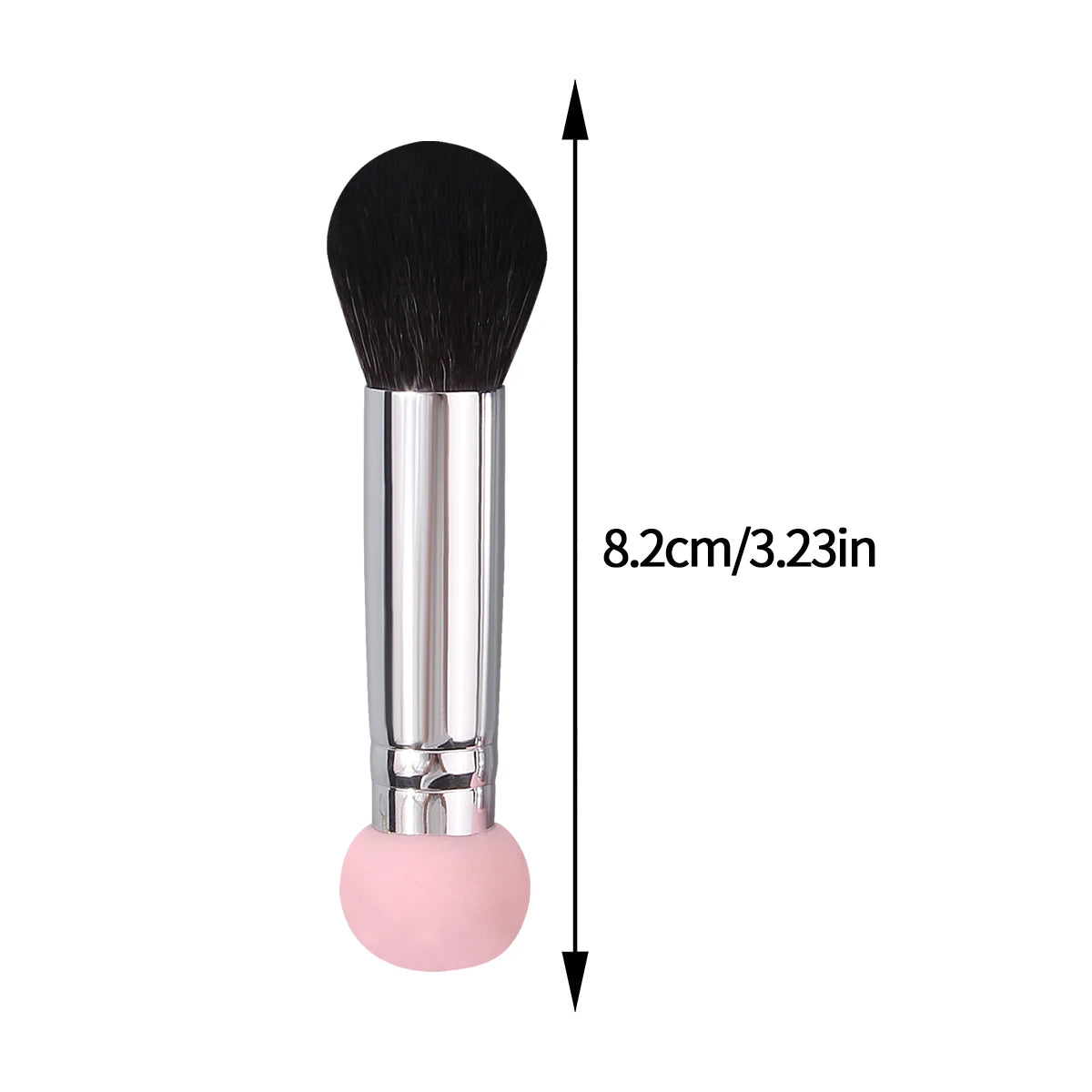 2-Pack Double-Ended Makeup Brushes | Foundation & Blush Set Makeup Brush Set QXL